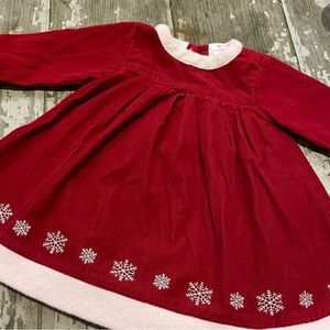 Christmas Toddler Dress Snowflake
